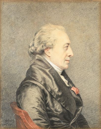 Marie-Gabrielle CAPET (1761-1818) Portrait du peintre François-André Vincent, 1811,...