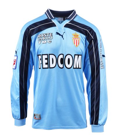 null Shabani Nonda. Jersey n°18 of AS Monaco worn during the 2001-2002 season of...