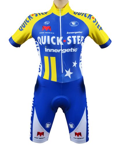 null Marc Demaar. Wearing a suit with the Quick Step team for the 2011 season, he...