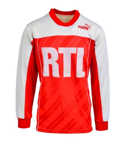 null Patrice Bozon. Jersey n°5 of the Stade de Reims worn during the 1987-1988 season...