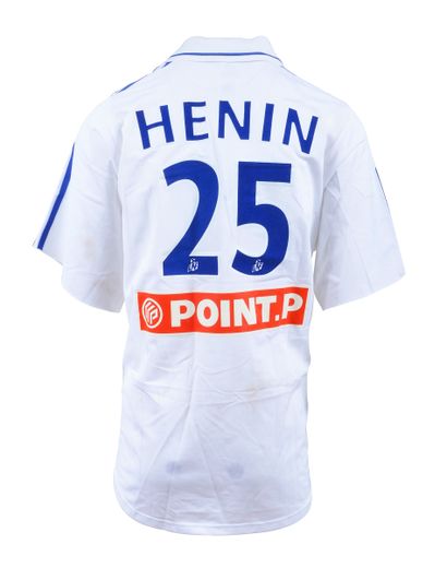 null Jérémy Henin. AC Le Havre jersey n°25 worn against Rennes on 8 January 2002...