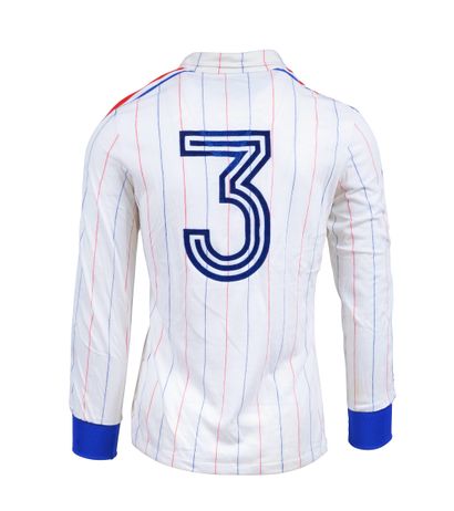 null Maxime Bossis. Jersey n°3 of the French team worn during the match against the...