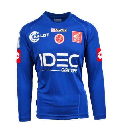 null Johan Liebus. Stade de Reims jersey n°1 for the 2008-2009 season of the French...