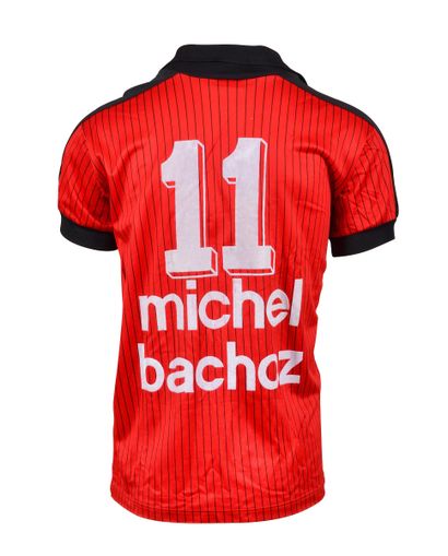 null Ruud Kaiser. OGC Nice jersey n°11 worn during the 1982-1983 season of the French...