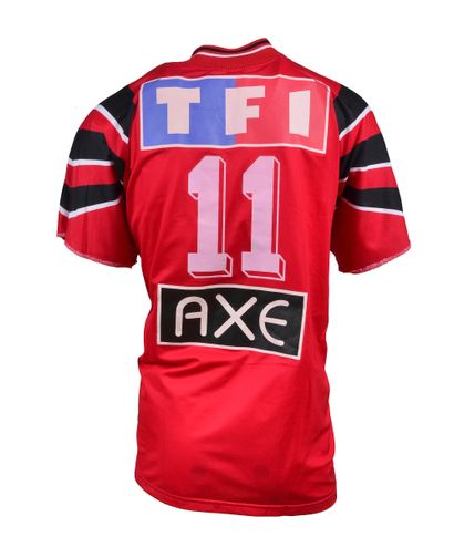 null Pierre Yves André. Stade Rennais jersey n°11 worn for the 1996-1997 French Cup....