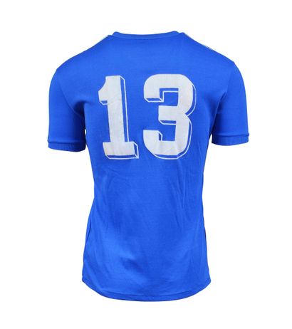 null Louis Marcialis. Blue jersey n°3 of SEC Bastia worn during the 1979-1980 season...