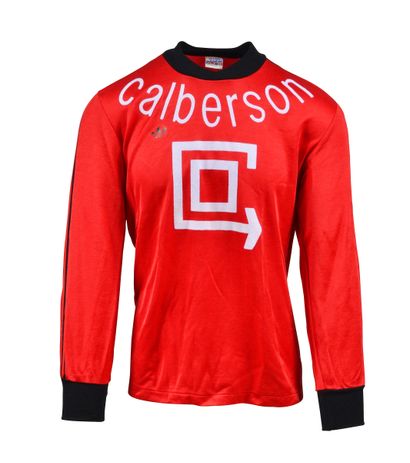 null Gilbert Le Goff. Shirt n°2 of the Stade Rennais worn against Quimper CFC in...