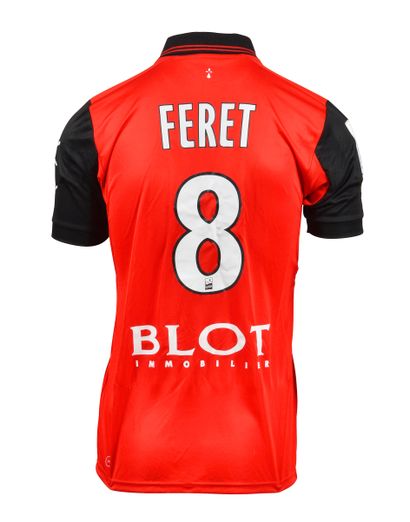 null Julien Féret. Stade Rennais jersey #8 worn during the 2012-2013 season of the...