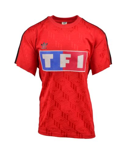 null Jean-Luc Vasseur. Stade Rennais jersey n°7 worn against US Valenciennes in the...