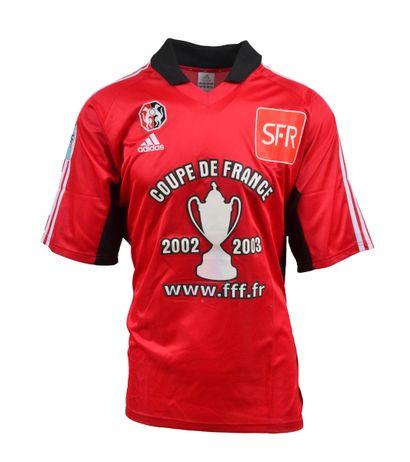 null Olivier Sorlin. Stade Rennais jersey n°7 worn for the 2002-2003 French Cup....