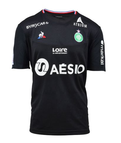 null Stephane Ruffier. AS ST Étienne jersey #16 worn during the 2019-2020 French...