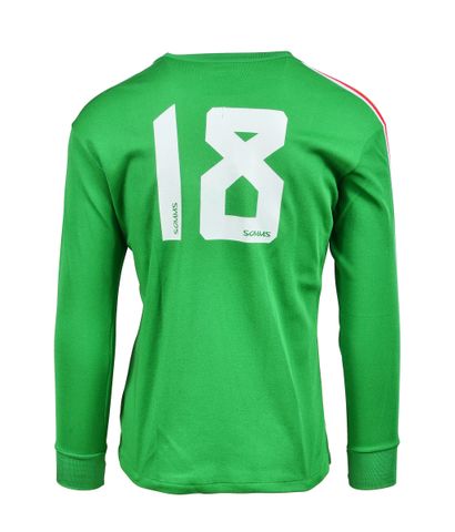 null Pierrick Hiard. French youth team jersey n°18 for the 1974-1975 international...