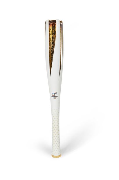 null Official torch of the XXIII Olympic Winter Games in Pyeongchang from 9 to 25...