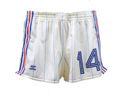 null Jean Tigana. Short n°14 of the French team worn at the 1982 World Cup. (Probably...
