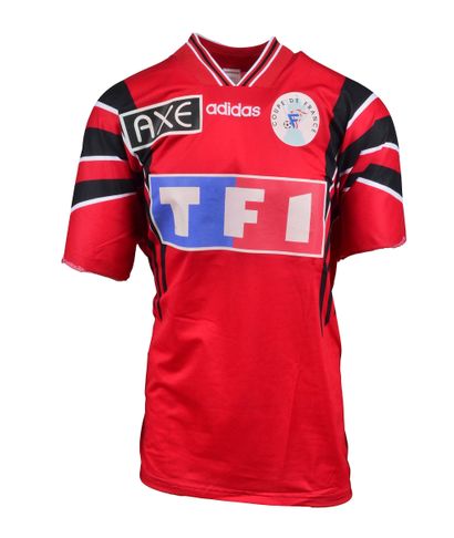 null Pierre Yves André. Stade Rennais jersey n°11 worn for the 1996-1997 French Cup....