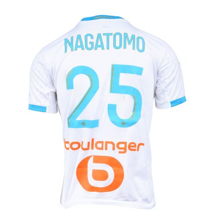 null Yuto Nagatomo. Olympique de Marseille jersey #25 worn against Reims on December...