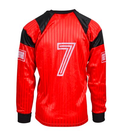 null Sylvain Ripoll. Stade Rennais jersey n°7 worn during the 1991-1992 season of...