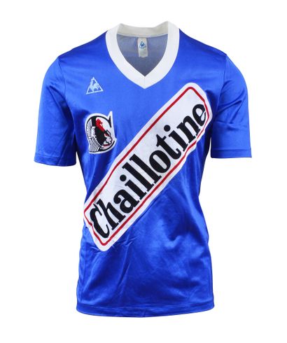 null Maillot n°14 de l'AJ Auxerre pour la saison 1980-1981 du Championnat de France...
