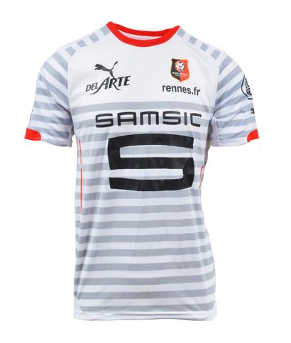null Romain Danzé. Stade Rennais jersey #29 worn during the 2014-2015 season of the...