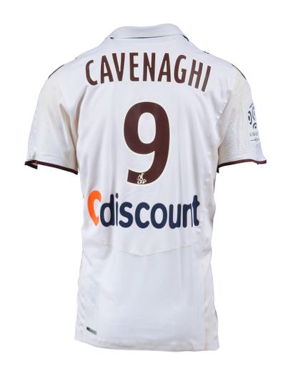 null Fernando Cavenaghi. Jersey #9 of the Girondins de Bordeaux worn during the 2007-2008...