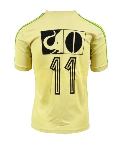 null Loïc Amisse. F.C Nantes jersey n°11 worn during the 1975-1976 season of the...