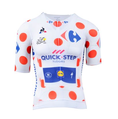 null Julian Alaphilippe. Quick-Step Floors team polka dot jersey for the 2018 Tour...