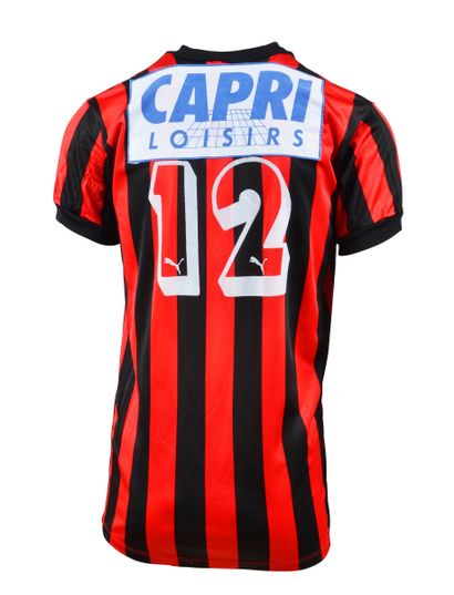 null Philippe N'Dioro. OGC Nice jersey n°12 worn during the 1987-1988 French Division...