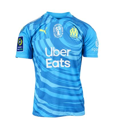 null Michael Cuisance. Olympique de Marseille jersey #17 worn against Monaco on January...