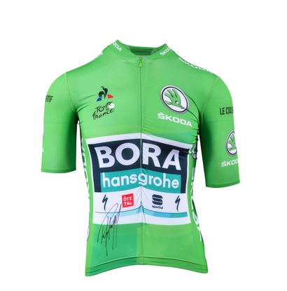 null Peter Sagan. Maillot vert porté sur le Tour de France 2020 avec l'équipe Bora-Hansgrohe....