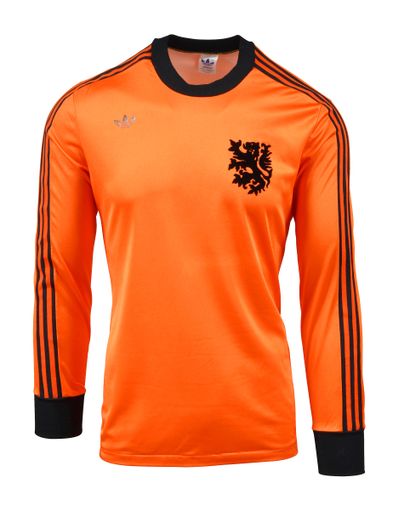 null Johnny Rep. Maillot n°7 de l'équipe Nationale des Pays-Bas porté face à l'Allemagne...