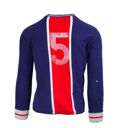 null Paris Saint-Germain. Jersey n°5 worn during the 1976-1977 season by the PSG...
