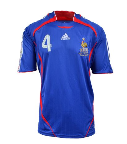 null Patrick Viera. Jersey n°4 of the French team for the match against Togo on June...