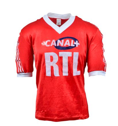 null Philippe Jeannol. Paris Saint-Germain jersey n°5 worn against Porto on June...