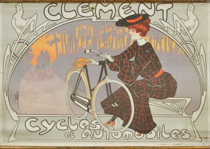 Misti, Ferdinand Mifliez dit (1865-1922). «Clement»- cycles et automobiles. Imprimerie...