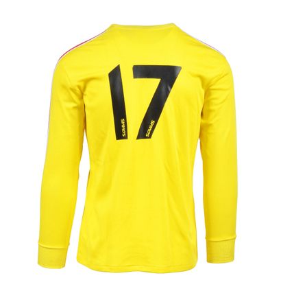 null Pierrick Hiard. Jersey n°17 of the French youth team for the 1974-1975 international...