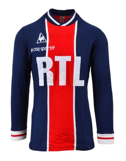 null Jeau-François Beltramini. Paris Saint Germain jersey n°9 worn against Bastia...