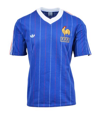 null French youth team jersey n°19 worn during the 1981-1983 International seasons....