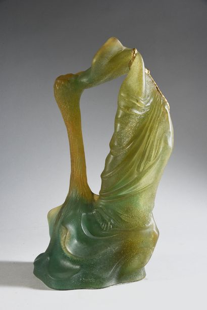 Salvador DALI ( 1904 - 1989) et DAUM Hysterical Venus de Milo. 
Glass paste.
It is...