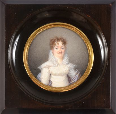 null Miniature.
Portrait présumé de Beatrix de Poulhariez de Saint André de Foucaud...
