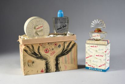 Bourjois - «Mais Oui» - (années 1930) 
Polychrome illustrated cardboard box with...