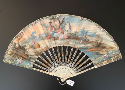 null The Young Musicians, ca. 1780

Folded fan, the double skin sheet painted with...