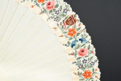 null Frieze of flowers, circa 1830

Broken ivory fan* painted with a frieze of blooming...