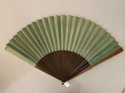 null The Green Revolution, ca. 1789-1795

Large folded fan, the double leaf in green...