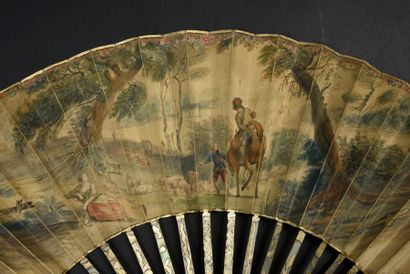 null Three fans, circa 1780

The first one, the double sheet of paper painted with...