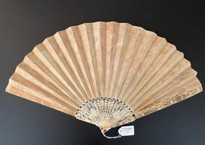 null Albinus et les Vestales, vers 1790-1800

Éventail plié, la feuille en soie peinte...