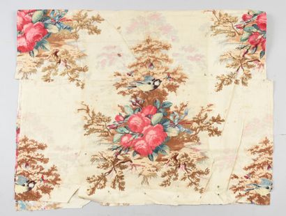 null . A collection of plain and shaped fabrics and prints, circa 1750-1960, mainly...
