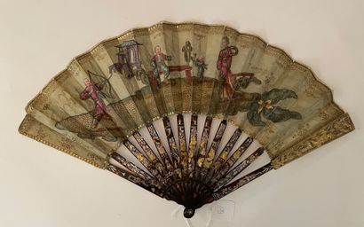 Chinoiserie, circa 1780

Folded fan, the...