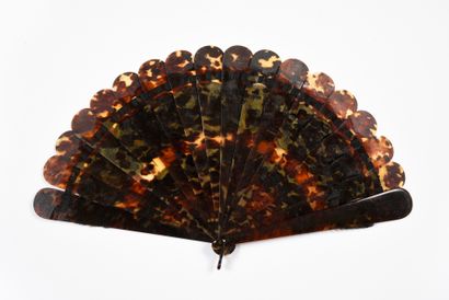 null Tortoiseshell and feathers, circa 1880

Brown tortoiseshell** fan with pheasant...