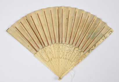 null Moses Defending the Daughters of Jethro, ca. 1750

Folded fan, the leaf in skin,...