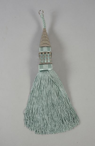 null . Claude Declercq, important fringed tassel, limited series, mid-eighties, brushed...